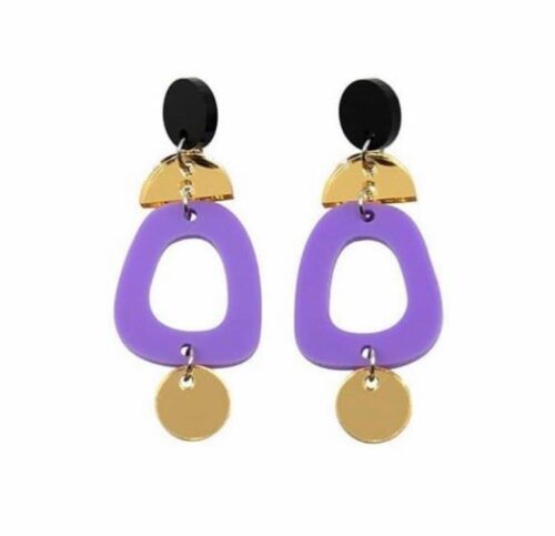 Aros Glam Violeta