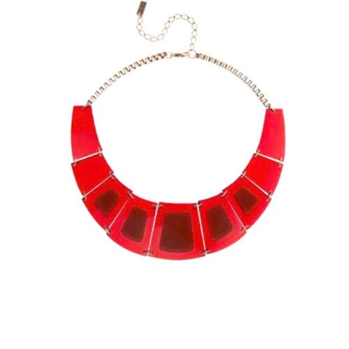 Collar Geo Red